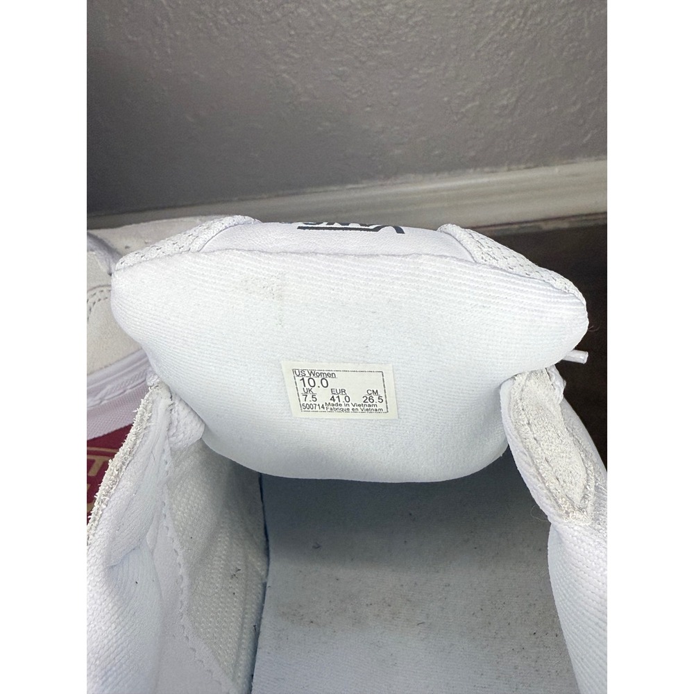 Vans Rowley Low Women's Size 10 White Skate Shoes Sneakers - Picture 4 of 4